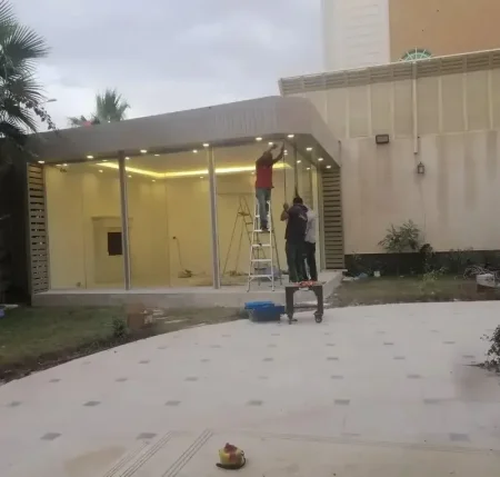 اقرب مقاول بناء ملاحق ومجالس خارجية من موقعي حي الجنادريه 